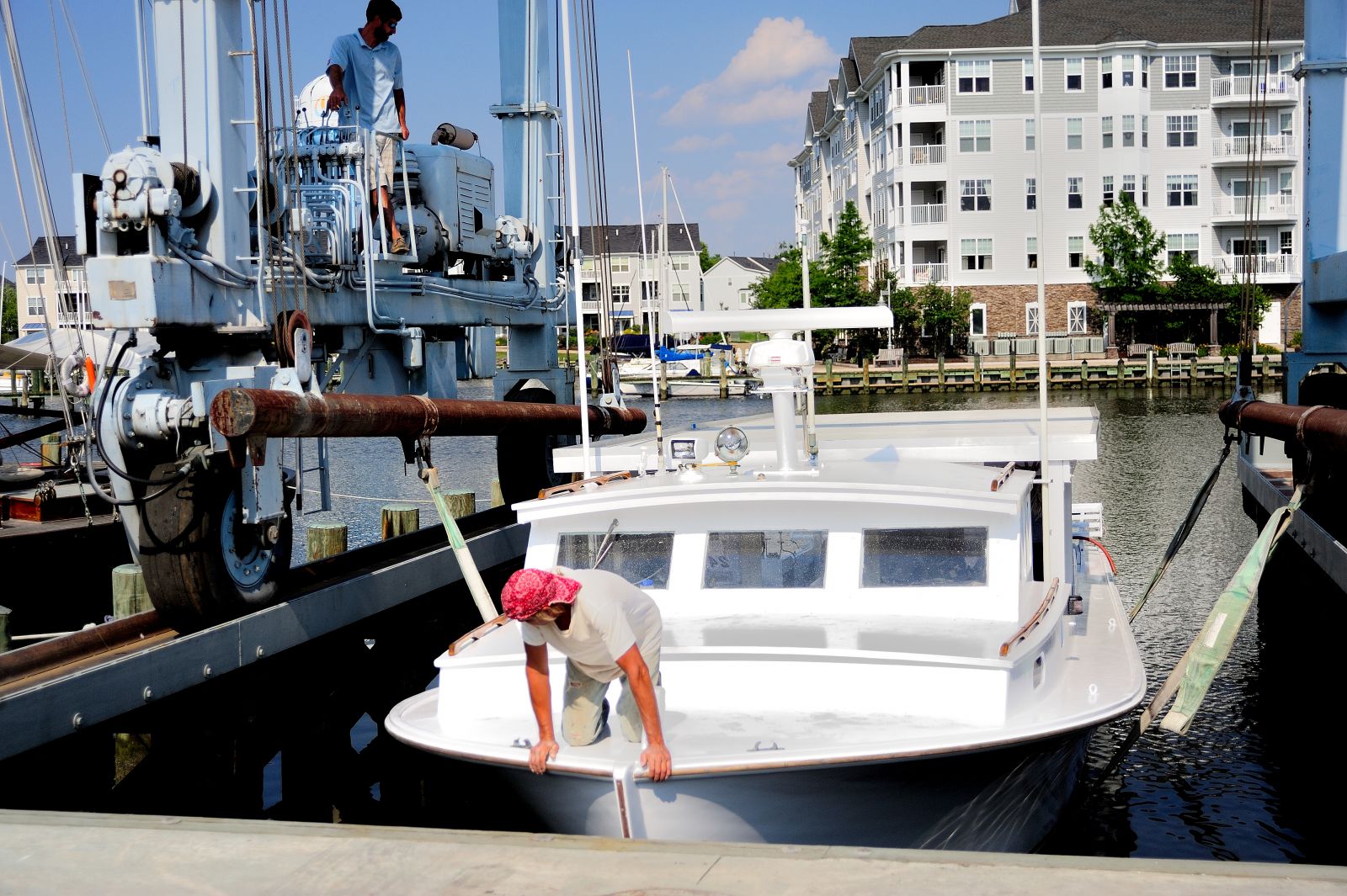 On the Hard Prepping a Crab Boat Maryland Sea Grant